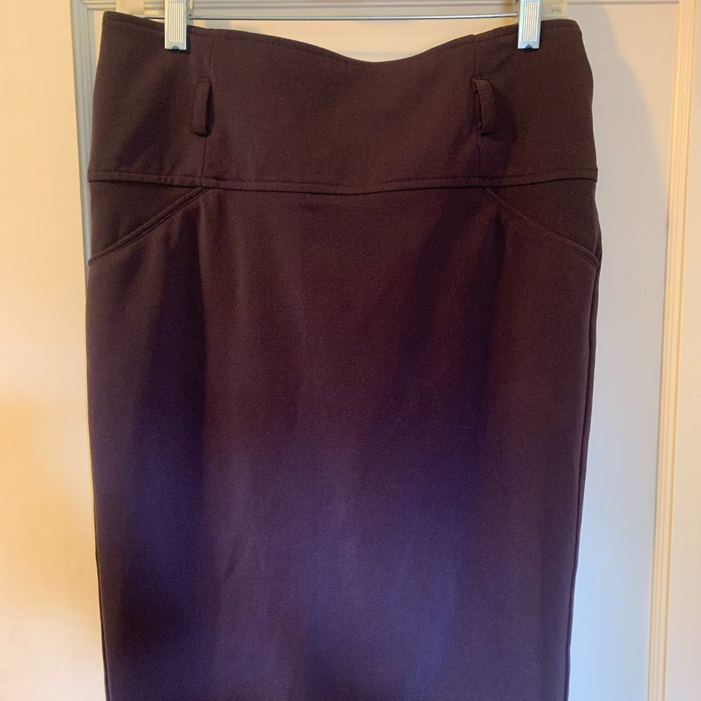 Purple Pencil Skirt